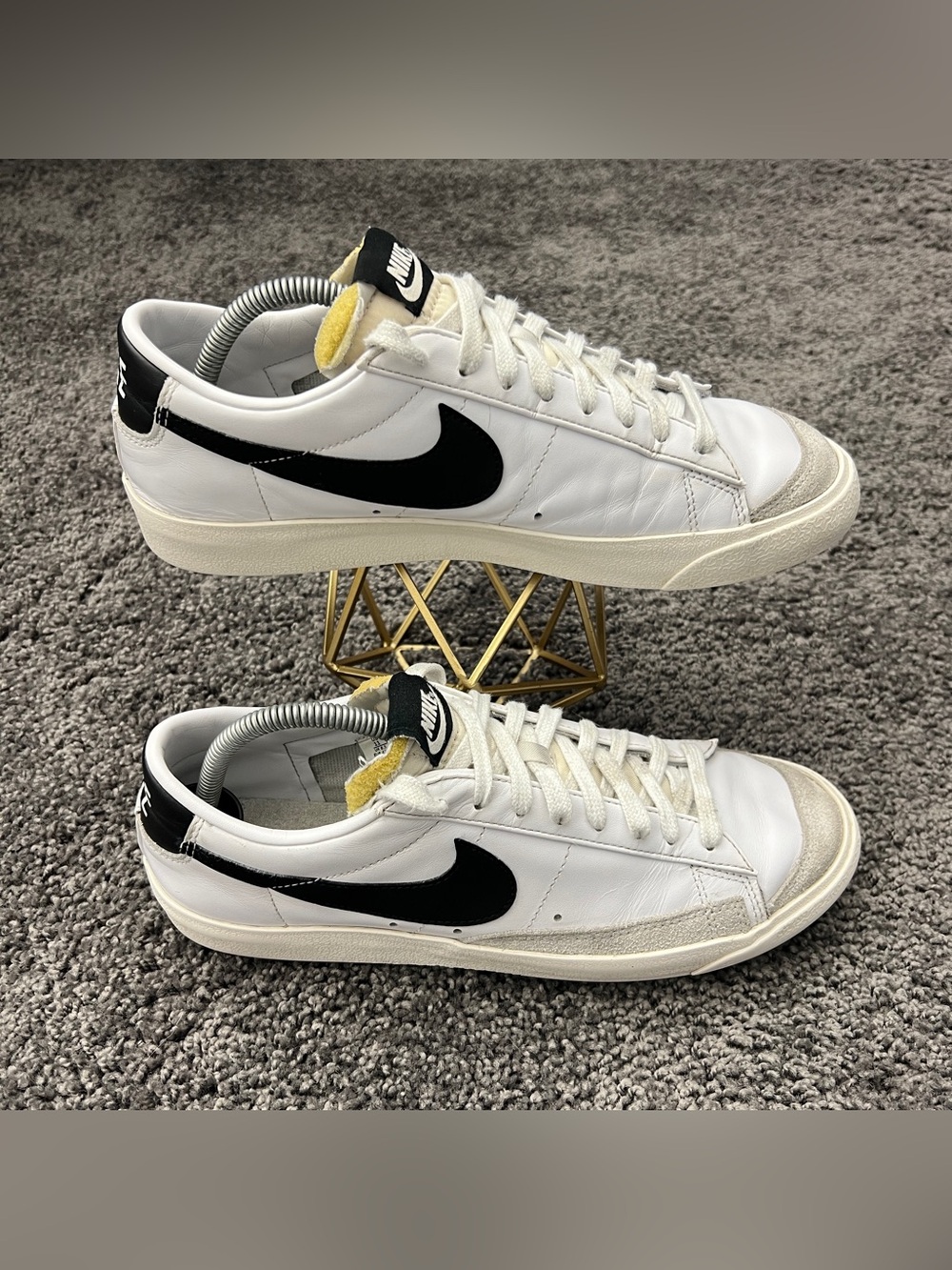 Nike Blazer Low Shoes Women’s Size 11 ‘77 White Black Sail Gray DC4769-102